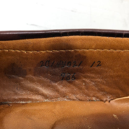 オールデン レザーシューズ ペニーローファー 986 バーガンディ メンズ サイズUS7.5 ALDEN ローファー 約25.5cm【LA】【中古】