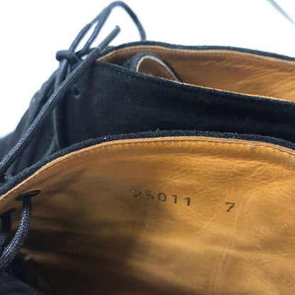 メルミン チャッカブーツ 25011 スエード ブラック サイズUK7 メンズ MEERMIN 約26.0cm【AFD2】