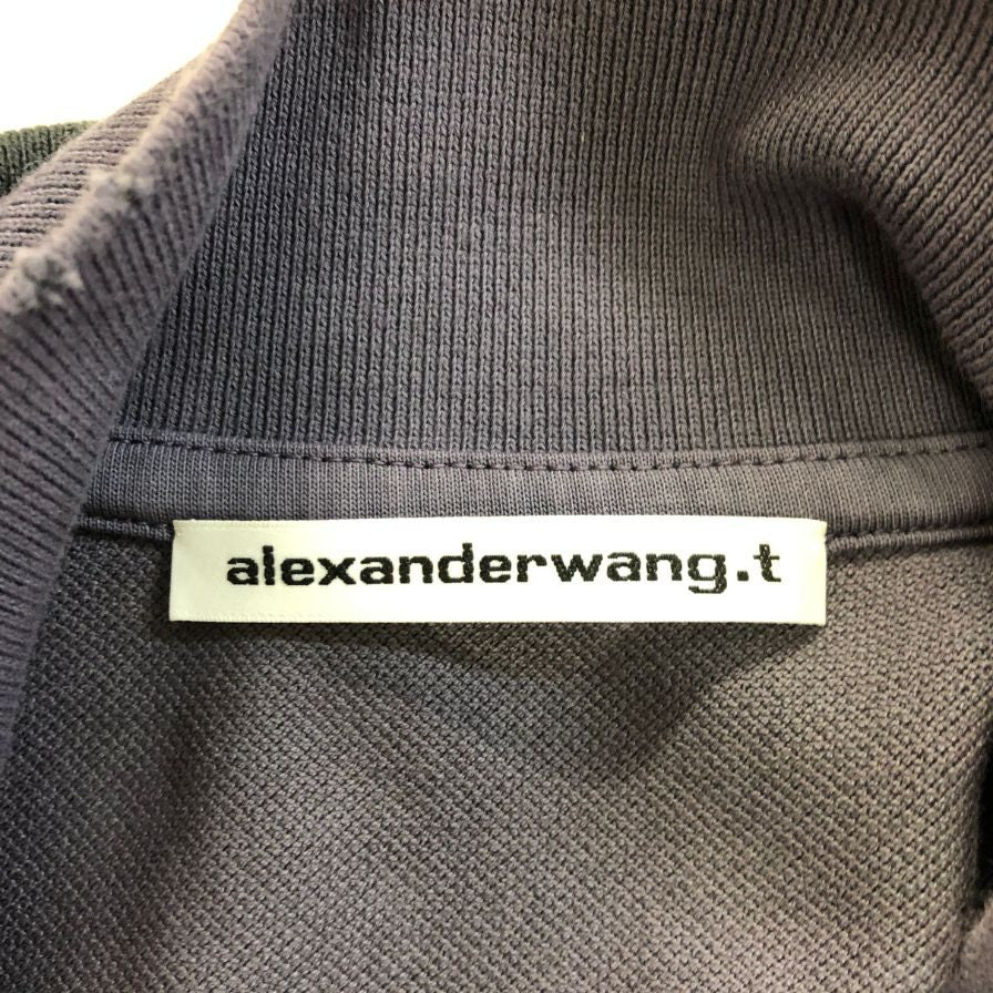 中古■アレキサンダー ワン ティー ドッキング ワンピース ポロシャツタイプ レディース サイズ不明 ブラック alexanderwang.t 【AFB2】