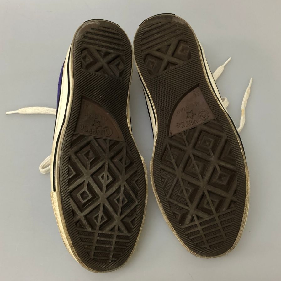 コンバース チャックテイラー 海外 パープル レディース 23.5 converse 約23.5cm【AFC31】