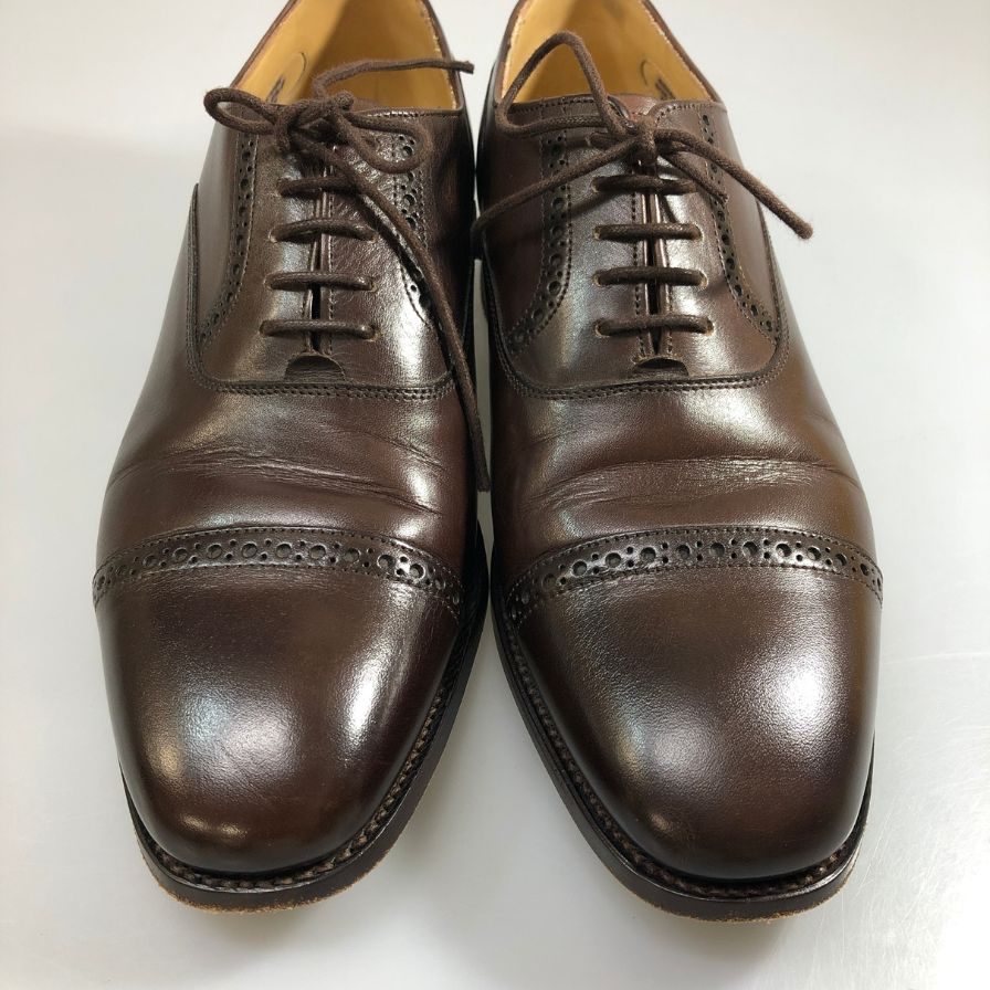 ロイドフットウェア パンチドトゥー キャップ ブラウン メンズ サイズ 6.5 Lloyd Footwear 約25.0cm【AFC40】