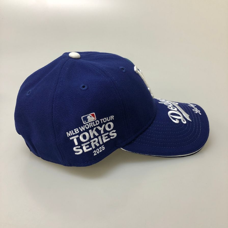 ニューエラ×MLB GR8別注 キャップ MLB World Tour Tokyo Series 2025 LA ドジャース ネイビー サイズMｰL NEW ERA【AFI15】【中古】