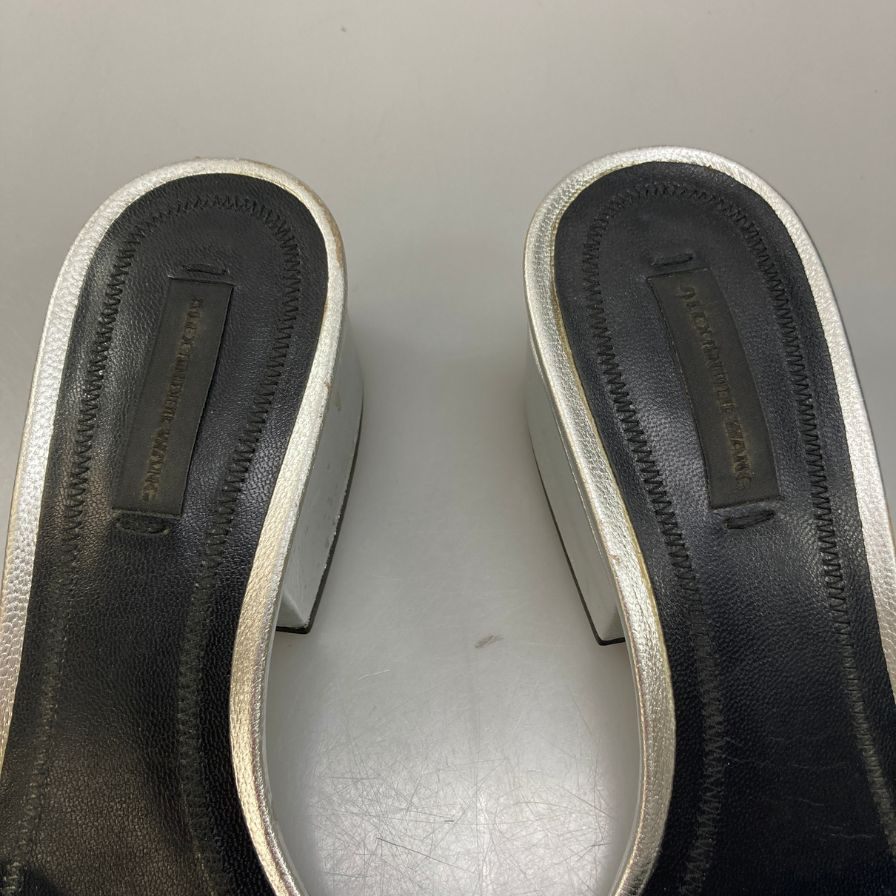 アレキサンダーワン サンダル シルバー レディース サイズ38 ALEXANDER WANG 約24.5cm【AFC31】