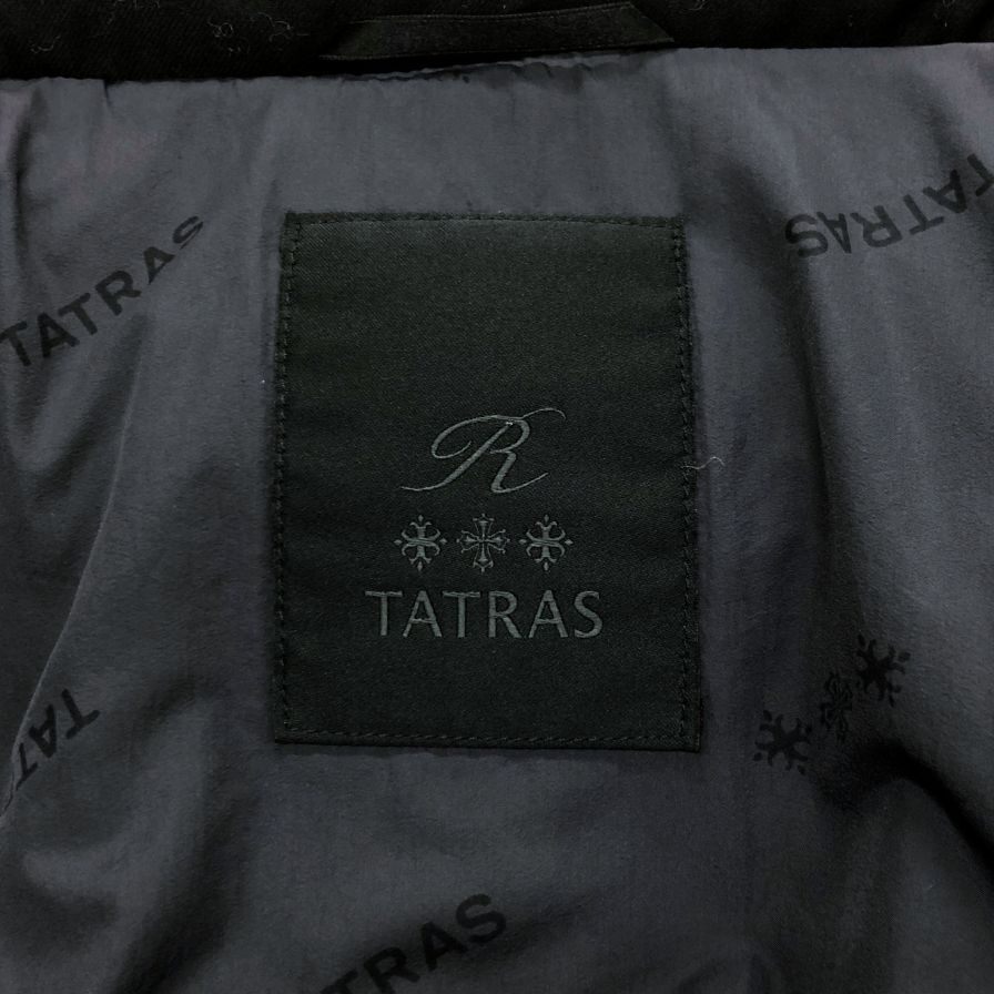 美品◆タトラス ダウンジャケット ホーン MTAT21A4765 メンズ サイズ02 ブラック TATRAS 【AFA24】