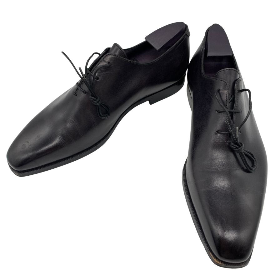 ベルルッティ レザーシューズ アレッサンドロ ホールカット メンズ サイズ6.5 ブラック Berluti 約25.0cm【YB5】
