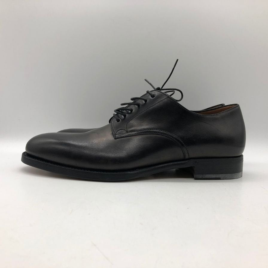 シルバノサセッティ プレーントゥ レザーシューズ ブラック サイズ6 メンズ SILVANO SASSETTI 約25.0cm【AFD13】