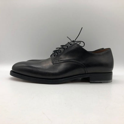シルバノサセッティ プレーントゥ レザーシューズ ブラック サイズ6 メンズ SILVANO SASSETTI 約25.0cm【AFD13】