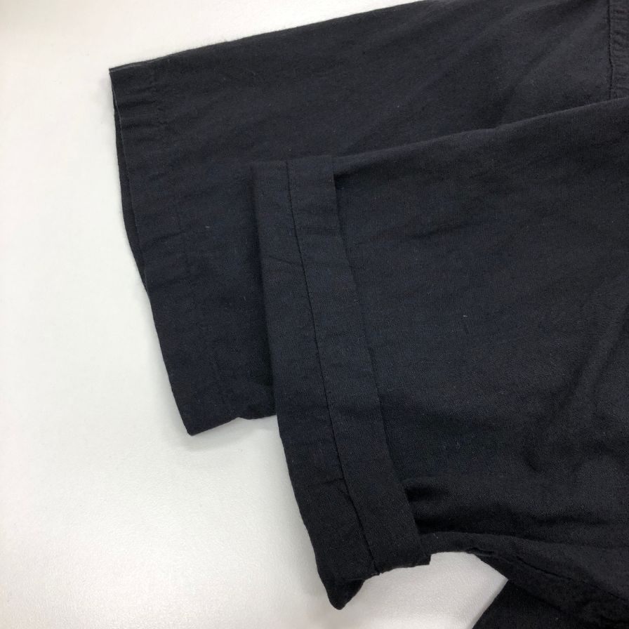 中古◆ゴールド バットダイ シャンブレー ベタシャン オープン シャツ ブラック サイズM GOLD VAT DYE CHAMBRAY OPEN SHIRT 【AFB25】