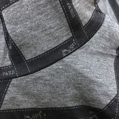 美品◆エルメス マルジェラ期 長袖Tシャツ ハイネック ボルデュック グレー レディース サイズL HERMES 【AFB41】