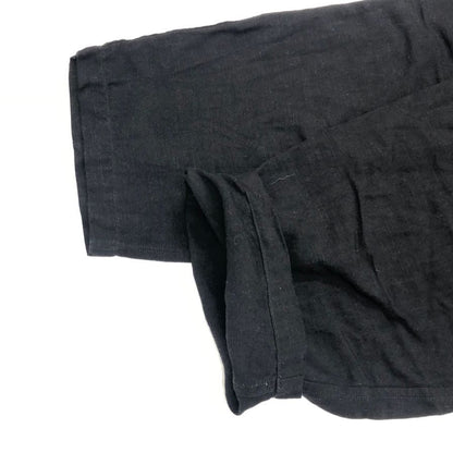 コモリ 19SS ヴィスコースリネン ドローストリングパンツ P01-03007 メンズ サイズ1 ブラック COMOLI 【AFB16】