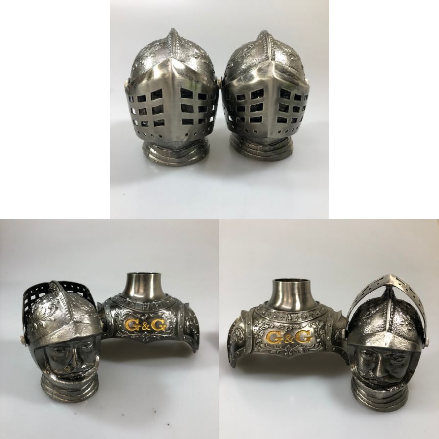 ニッカG&G ボトルディスプレイ 騎士 シルバー 【2個セット】 NIKKA G&G【AFI20】【中古】
