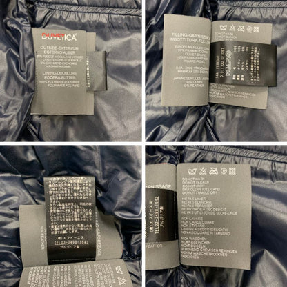 極美品◆デュベティカ ダウンベスト フーディ― ジップ グレー サイズ42 レディース DUVETICA 【AFB48】