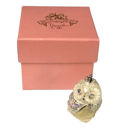 ピィアース ジュエリーボックス アクセサリーケース 小物入れ フクロウ Piearth【AFI19】【中古】