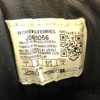 メレル ブーツ トレッキングブーツ Bristol MID レディース サイズ24 ブラック グリーン系 MERRELL 約24.0cm【AFD4】