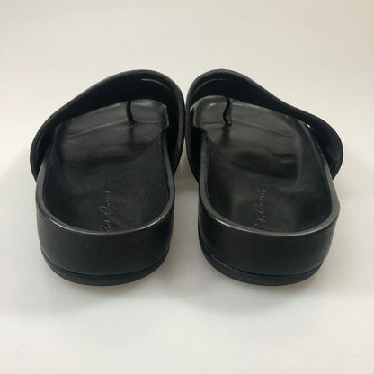 リックオウエンス 親指リング レザー トングサンダル レディース サイズ37.5 ブラック Rick Owens 約24.5cm【AFC48】