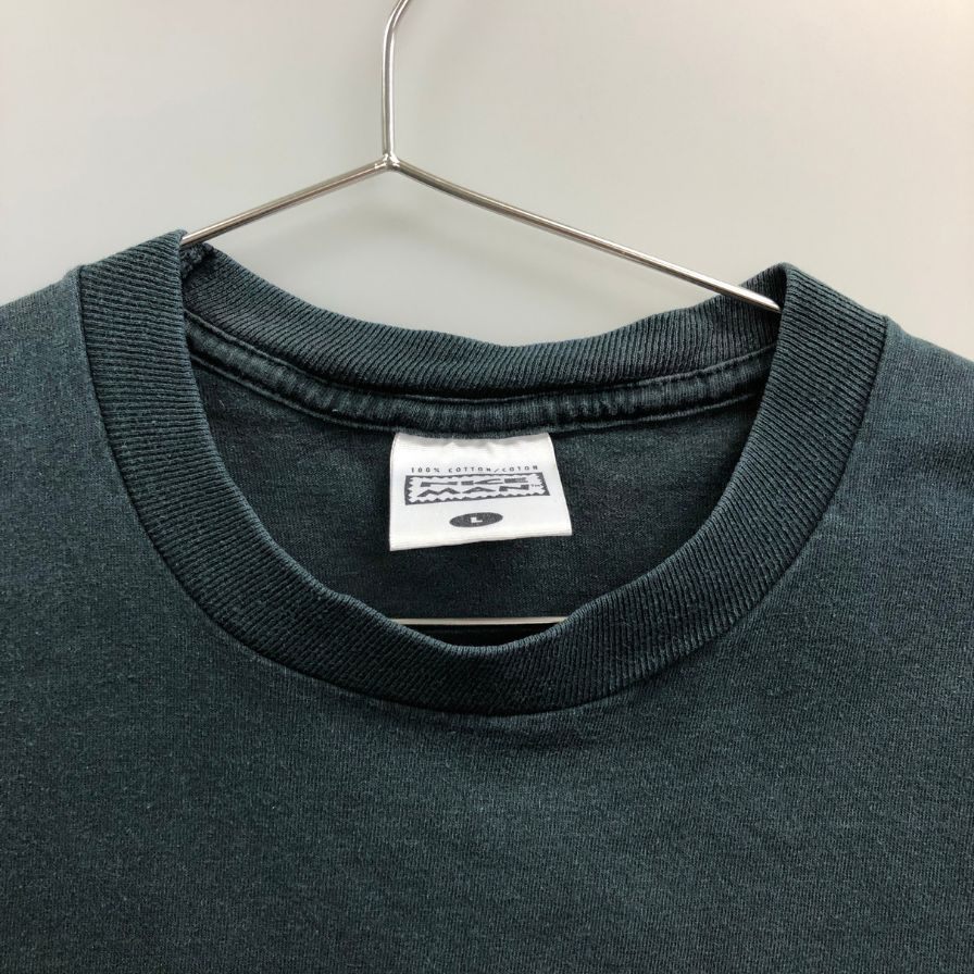 中古◆タズマニアンデビル 90年代 ナイスマン コットン USA製 ブラック メンズ サイズL niceman 【AFB17】