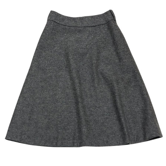 マーガレットハウエル ウールスカート グレー レディース サイズ1 MARGARET HOWELL【AFB17】