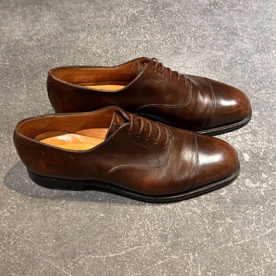 ジェイエムウエストン 300 ストレートチップ ブラウン サイズUK5.5E  メンズ J M Weston ビジネスシューズ 約24.0cm【LA】【中古】
