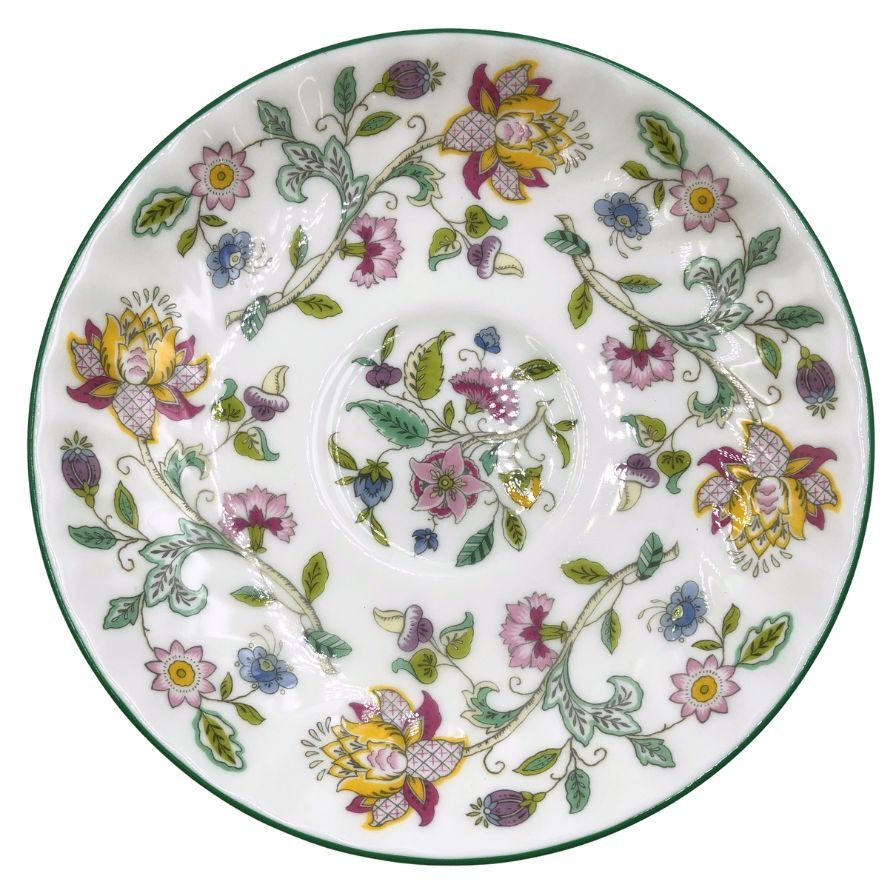 ミントン ハドンホール 洋食器 カップ ソーサ― 2客 セット アンティーク ティーカップ MINTON HADDON HALL【AFI20】【中古】