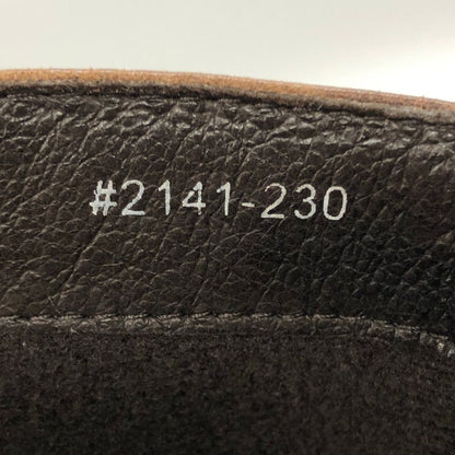 モードカオリ ロングブーツ レザー サイドジップ ブラウン レディース サイズ 23cm MODE KAORI 約23.0cm【AFI30】