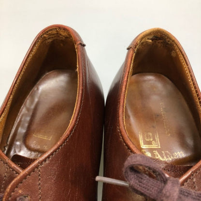 オールデン レザーシューズ Vチップ 549 旧ロゴ カーフ メンズ サイズUS6 ブラウン ALDEN ビジネスシューズ 約24.0cm【LA】【中古】