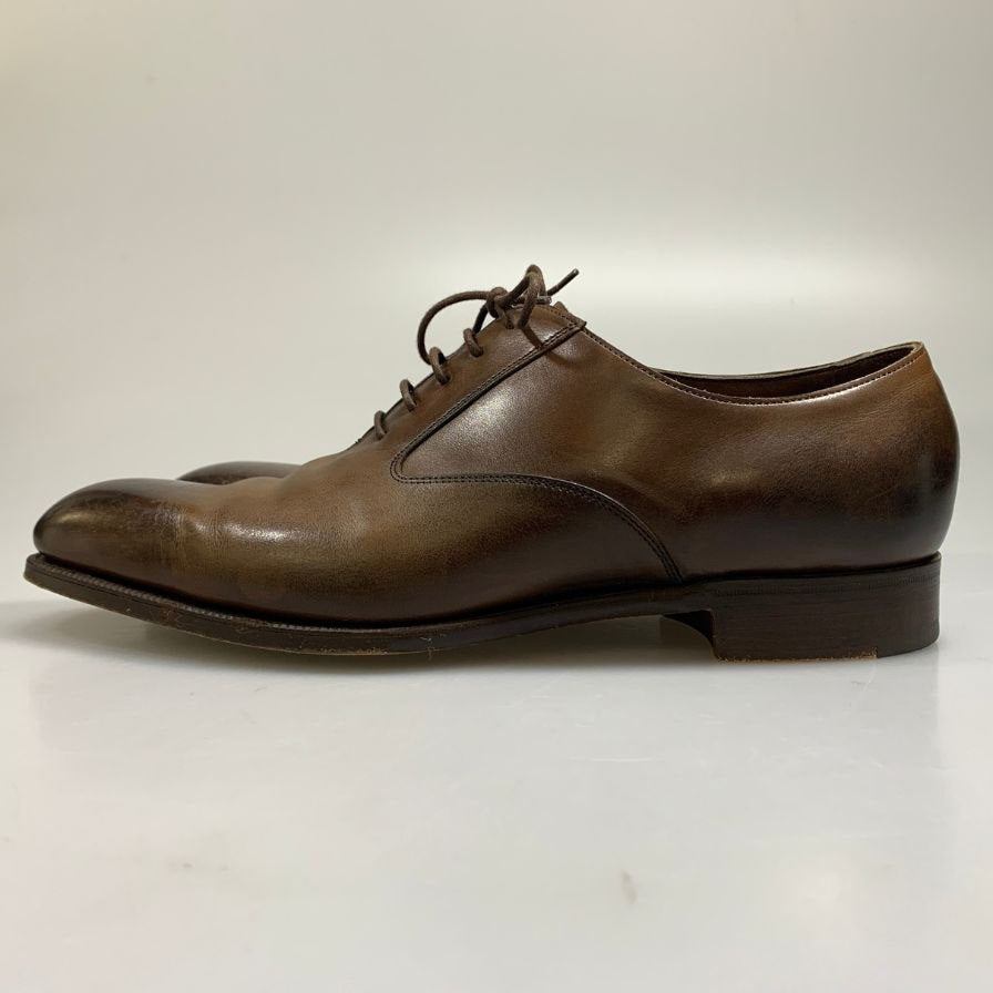 エドワードグリーン ラドブローク プレーントゥ カーフ ブラウン 888ラスト サイズUK8.5 Edward Green ビジネスシューズ 約27.0cm【LA】【中古】