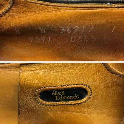 アレンエドモンズ レザーシューズ Leeds 9591 コードバン メンズ サイズ ブラウン 8D Allen Edmonds ビジネスシューズ 約26.5cm【LA】【中古】