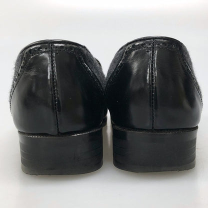 マッキントッシュフィロソフィー タッセルシューズ ブラック サイズ22 日本製 レディース MACKINTOSH PHILOSOPHY 約22.0cm【AFC31】