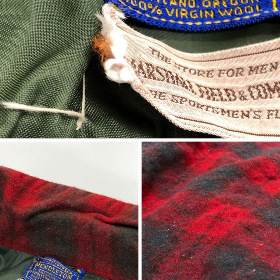 美品◆ペンドルトン 50S チェックシャツ USA製 レッド メンズ サイズM PENDLETON 【AFB42】