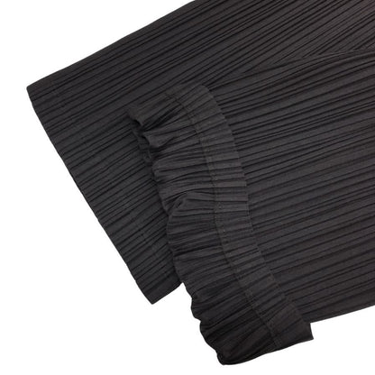 プリーツプリーズ イッセイミヤケ プリーツパンツ PP51JF614 ラミー レディース ブラウン サイズ4 PLEATS PLEASE ISSEY MIYAKE 【AFB19】