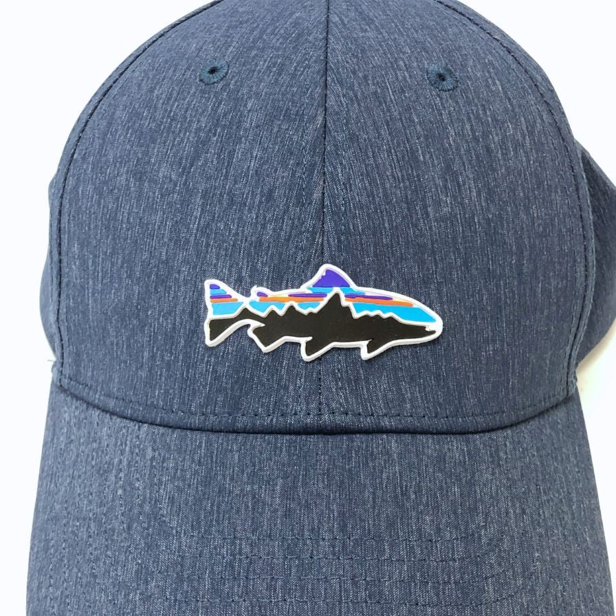 パタゴニア キャップ フィッツロイ トラウト チャンネル ウォッチャー サイズF ブルー patagonia【AFI20】【中古】