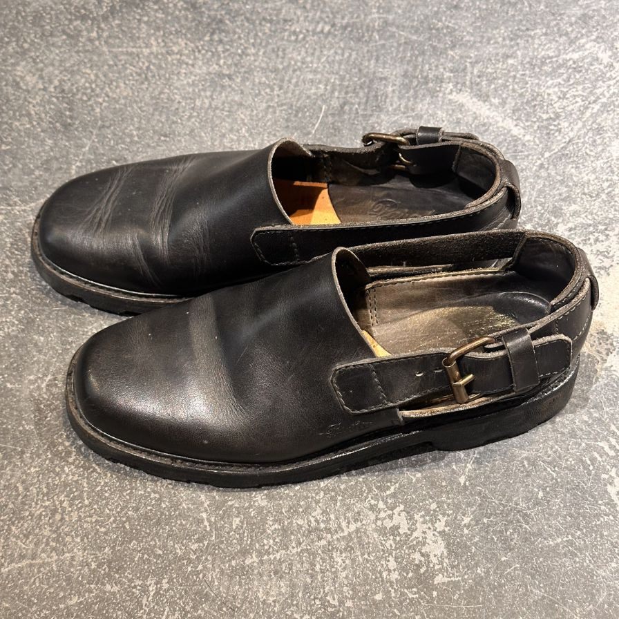 パラブーツ バックストラップサンダル ブラック メンズ サイズ5 Paraboot  約23.5cm【LA】【中古】