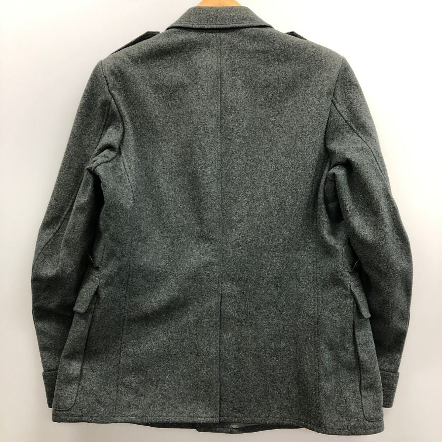 美品◆スイス軍 ミリタリージャケット フィールドジャケット ウール メンズ グレーカーキ サイズ48 SWISS ARMY 【AFA15】