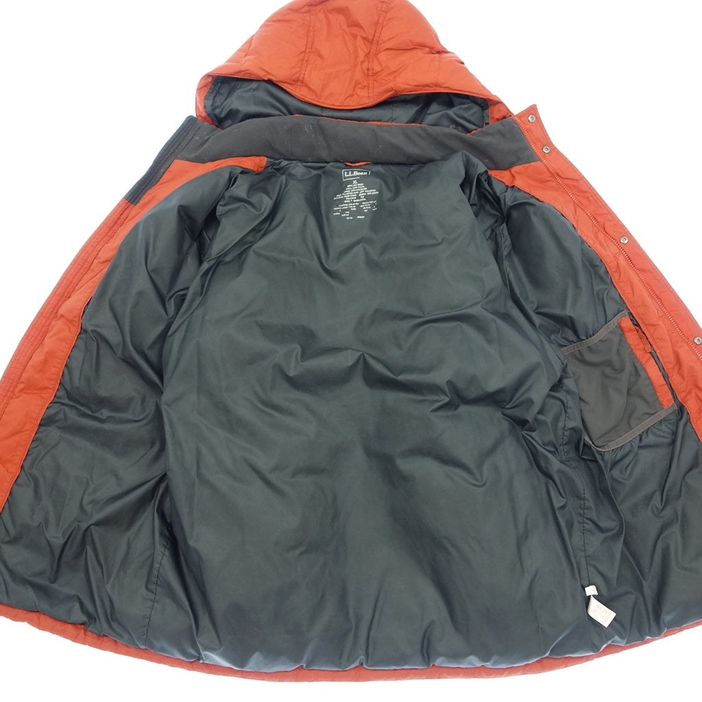 中古◆エルエルビーン ダウンコート メンズ サイズXL レッド系 L.L.Bean【AFB10】