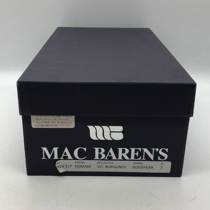 マックバレンス ボナフェ ウィングチップ ダークブラウン サイズ7 メンズ MACBAREN‘S 約25.5cm【AFD9】