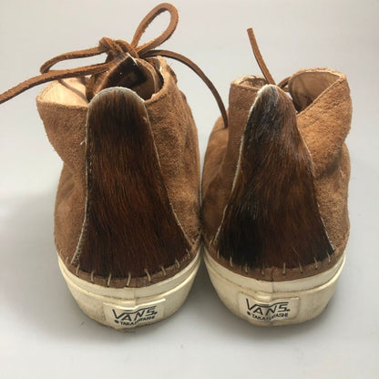 バンズ ボルト タカハヤシ ノマド スエード×ハラコ コンビ チャッカ メンズ サイズUS8.5 ブラウン vans vault taka hayashi nomad 約26.5cm【AFD14】
