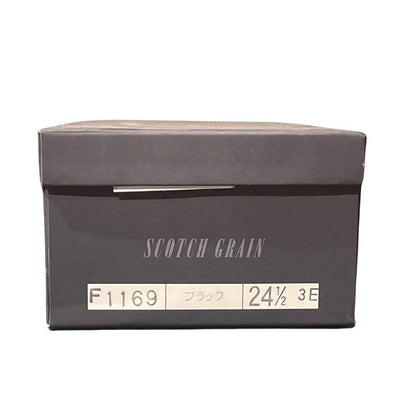 スコッチグレイン レザーシューズ Uチップ F-1169 レザー サイズ24.5 ブラック メンス SCOTCH GRAIN ビジネスシューズ 約24.5cm【LA】【中古】