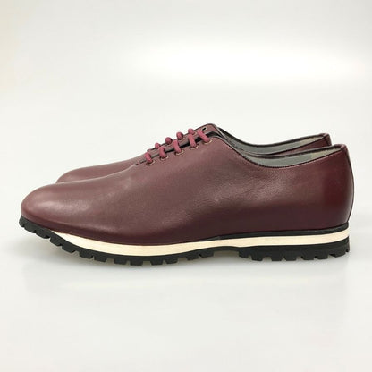 マノロブラニク レザーシューズ レザースニーカー バーガンディ メンズ サイズUK7 MANOLO BLAHNIK 約25.5cm【AFD15】