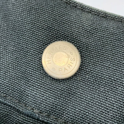 エルメス ハンドバッグ フールトゥー MM キャンバス ハンドバッグ レディース ブラック HERMES【AFE3】