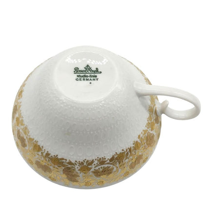 ローゼンタール スタジオライン ティーカップ&ソーサー ホワイト 3客セット Rosenthal studio-line【AFI21】【中古】