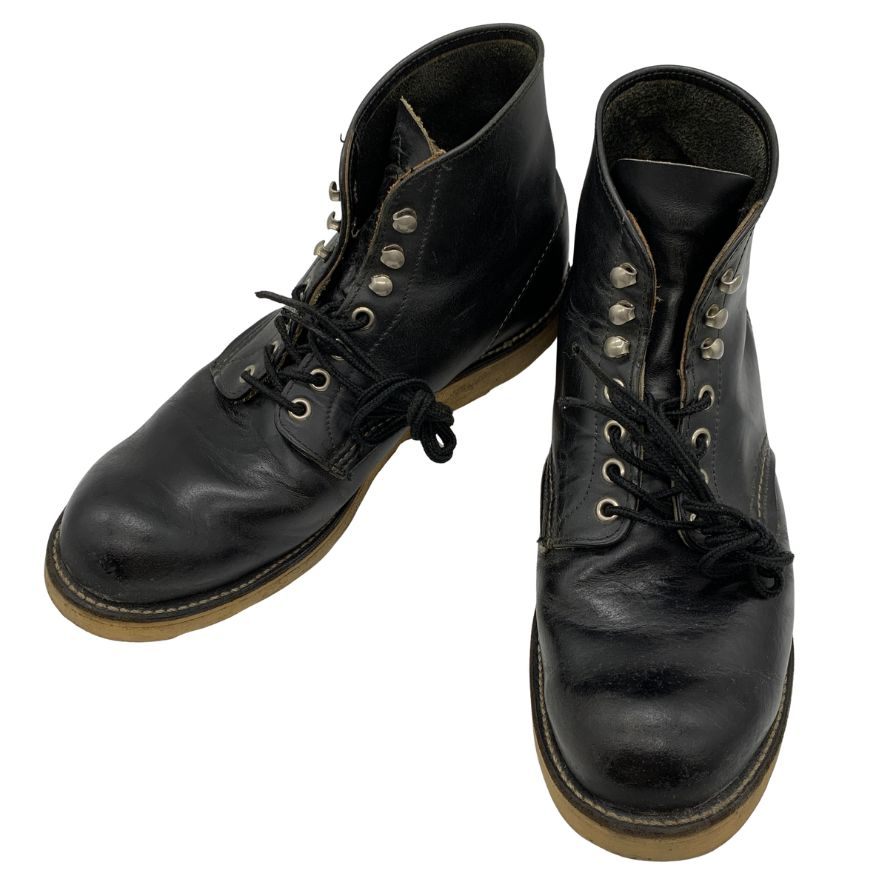 レッドウィング ブーツ 8165 アイリッシュセッター ブラック サイズUS9.5D メンズ REDWING 約27.5cm【YB5】