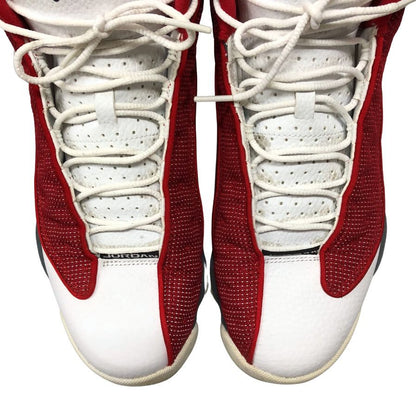 ナイキ スニーカー エアジョーダン 13 レトロ ジムレッド/フリント グレー ホワイト ブラック DJ5982-600 27.5cm NIKE AIR JORDAN 13 RETRO GYM RED/FLINT GREY-WHITE-BLACK 約27.5cm【AFD15】