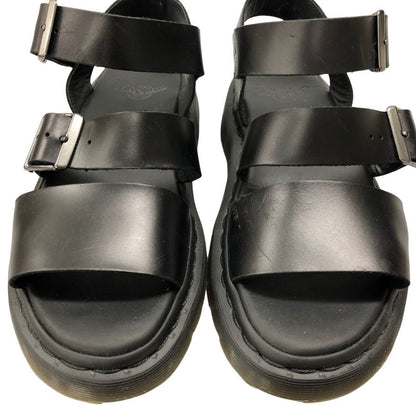 ドクターマーチン レザーサンダル グリフォン ブラック UK6 メンズ Dr.Martens GRYPHON 約24.5cm【AFC47】
