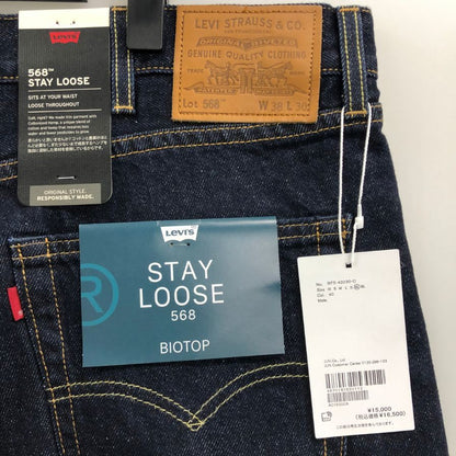 ビオトープ×リーバイス デニム 568 インディゴ メンズ W38 L30 BIOTOP×LEVI'S 【AFB43】