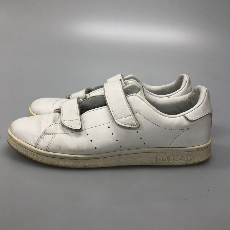 アディダス  レザースニーカー ベルクロ スタンスミス メンズ サイズ27.5cm ホワイト adidas 約27.5cm【AFC7】