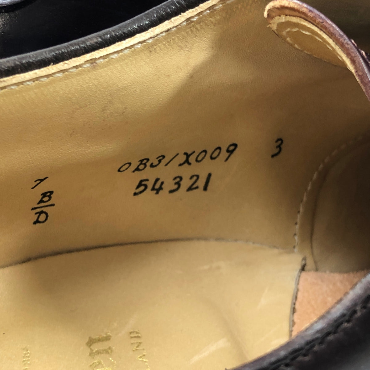 オールデン 54321 Vチップ コードバン ダークバーガンディ サイズUS7D ALDEN ビジネスシューズ 約25.0cm【LA】【中古】