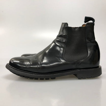 チャーチ チェルシーブーツ ナントン ポリッシュドバインダーカーフ ブラック サイズ6.5F church's ブーツ 約25.5cm【LA】【中古】