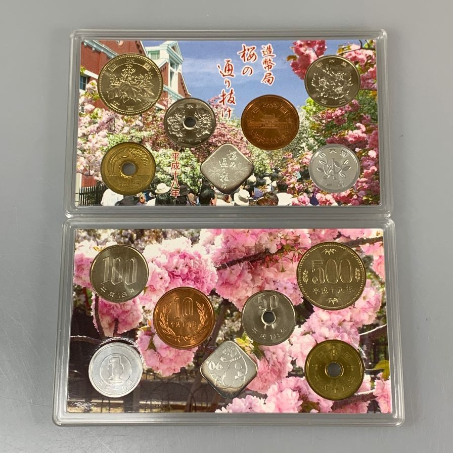 【14セット】造幣局 桜の通り抜け 貨幣セット 銀メダル付随 2000～2010 額面666円 MINT SET【AFI9】【中古】