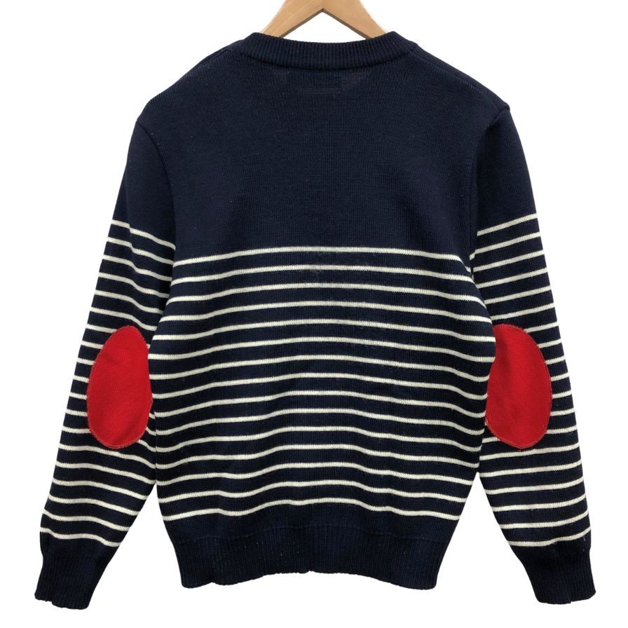 SAINT JAMES セイントジェームス　ボーダーニット 美品◇セントジェームス ニット ボーダー ウール ネイビー