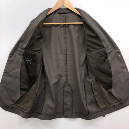 美品◆ユナイテッドアローズグリーンレーベルリラクシング テーラードジャケット 2B ブラウン メンズ サイズM UNITED ARROWS green label relaxing 【AFB39】